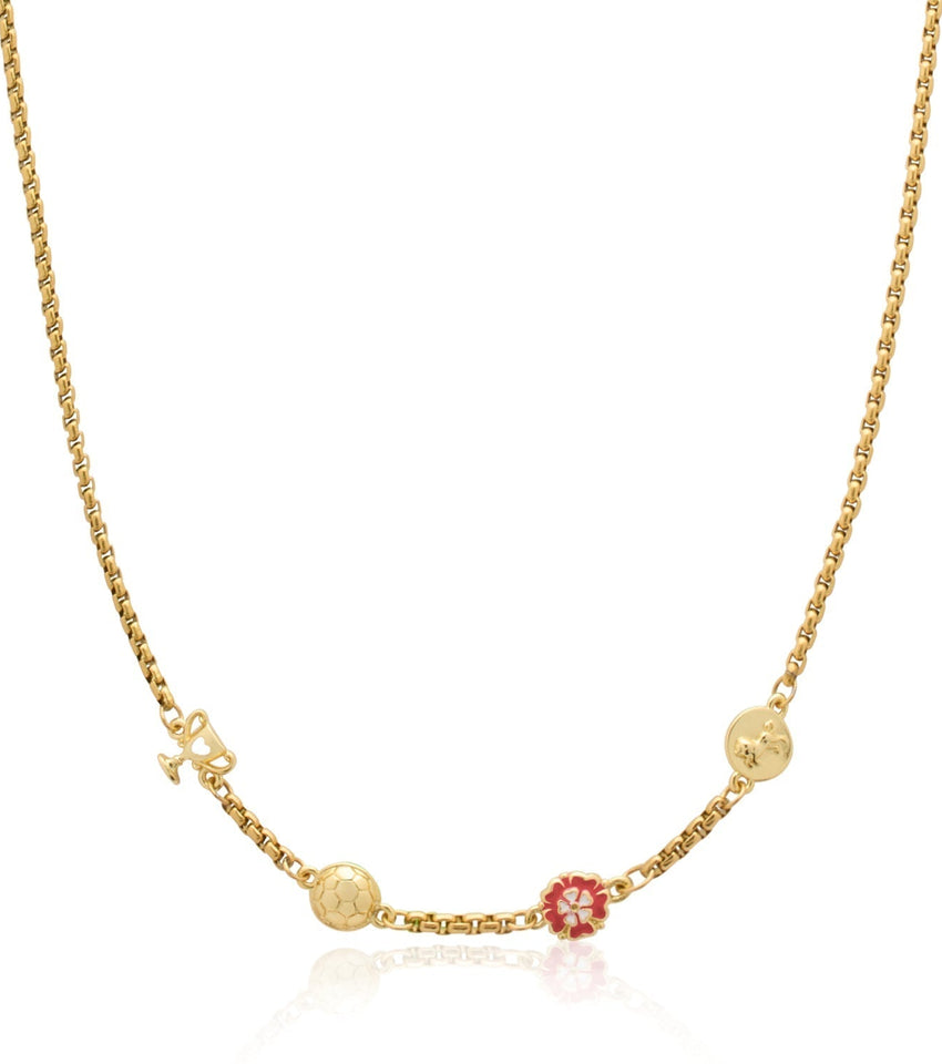 Alex Greenwood Charm Builder Necklace (Gold)