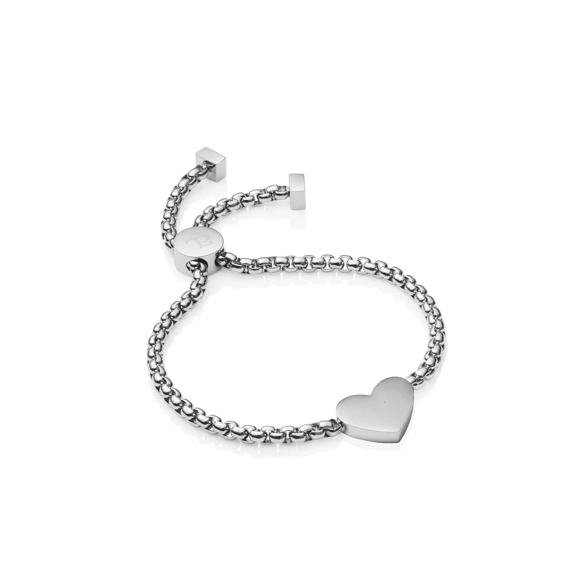 Initial Heart Bracelet