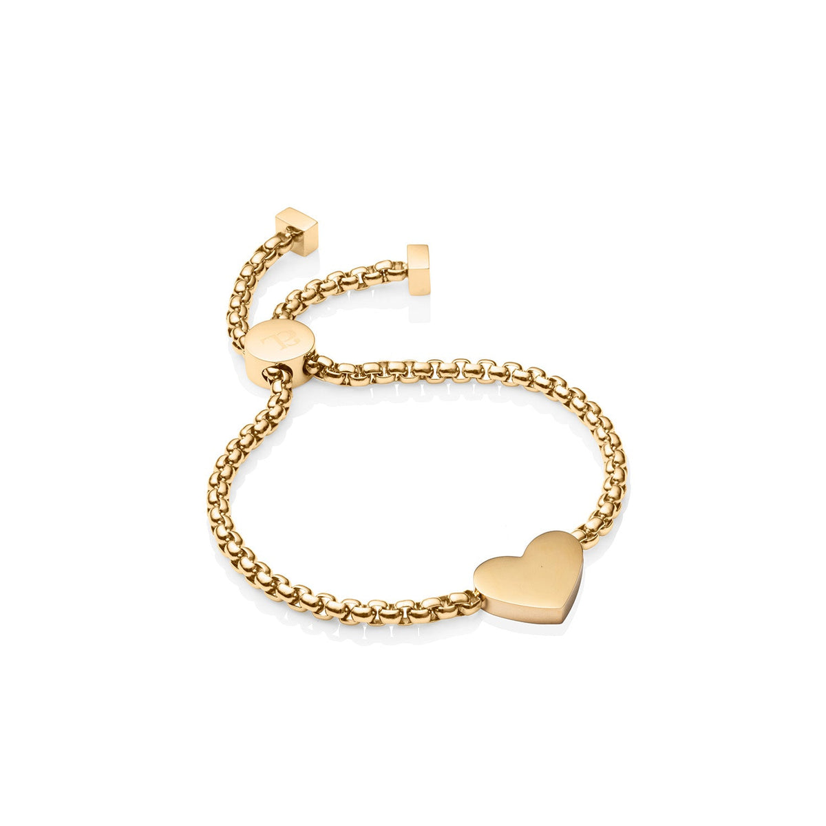 Initial Heart Bracelet