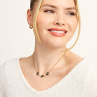 Clover Custom Name Necklace (Gold)