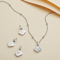 Pearl Clover Necklace (Silver)
