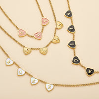 Heart Custom Name Necklace (Gold)