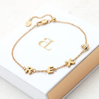 Custom Name Bracelet (Gold)