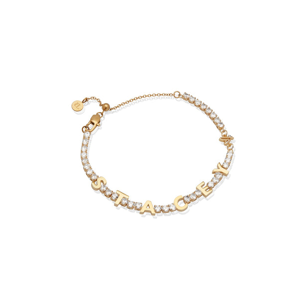 Custom Name Bracelet (Gold) – Abbott Lyon