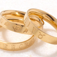 Custom Stamped Ring (Gold)