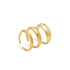 Domed Ring Stack (Gold)