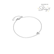 Stacey's Stories Doodle Heart Bracelet (Silver)
