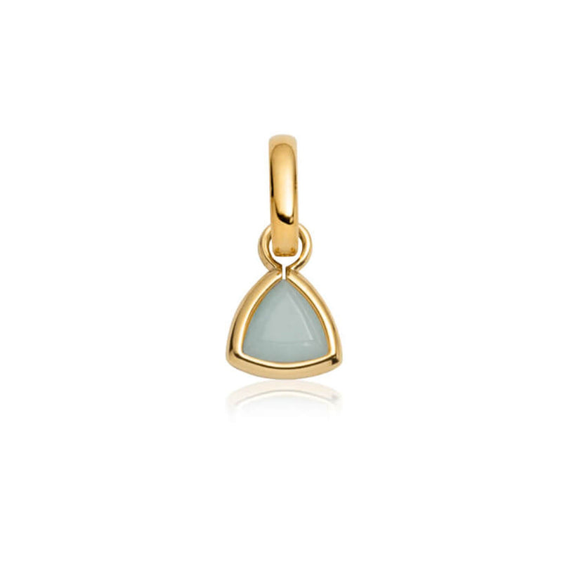 Droplet Birthstone Pendant (Gold)