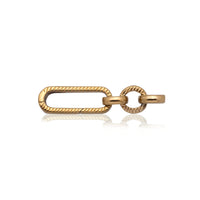 1.5-Inch Figaro Chain Extender (Gold)
