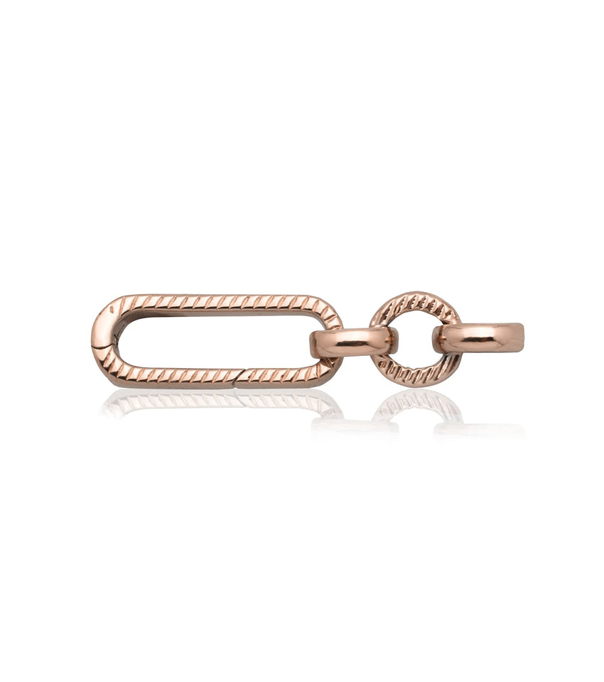 1.5-Inch Figaro Chain Extender (Rose Gold)