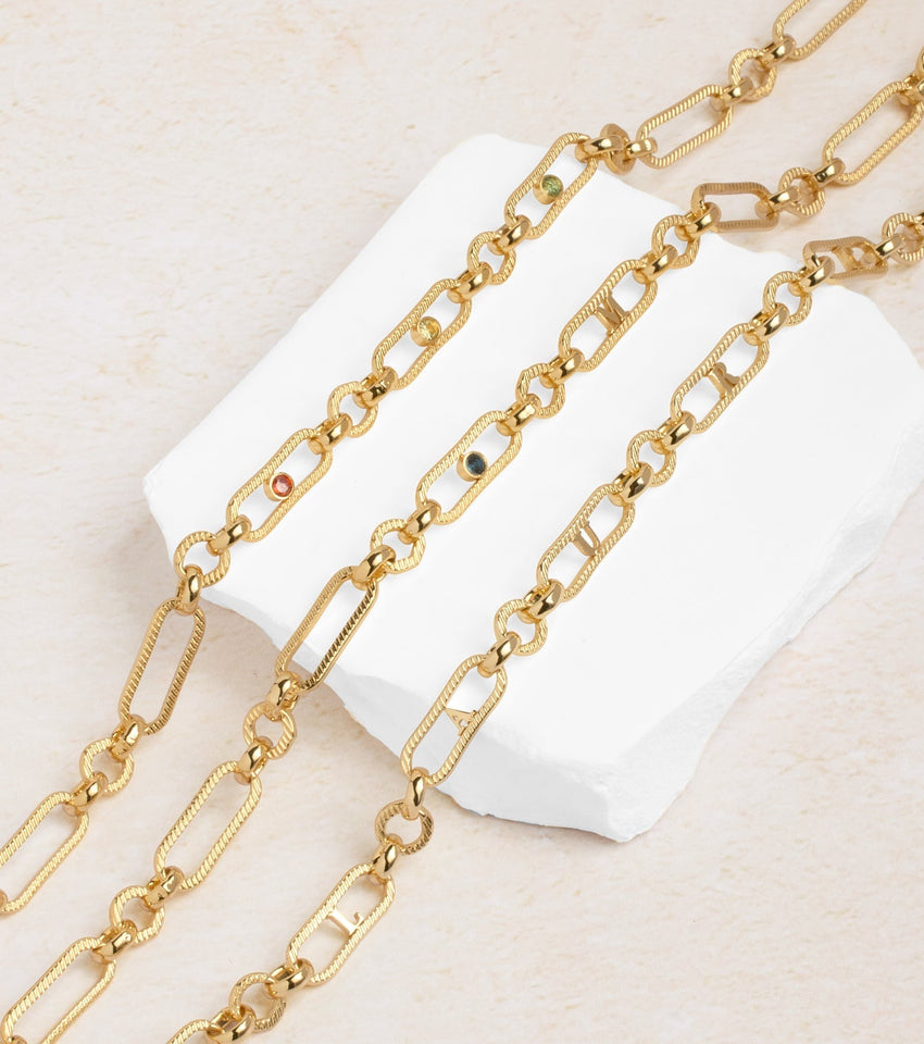 Figaro Chain Custom Bundle (Gold)