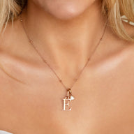 Droplet Birthstone Pendant (Rose Gold)