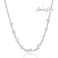 Gemma Owen GXO Custom Tennis Necklace (Silver)