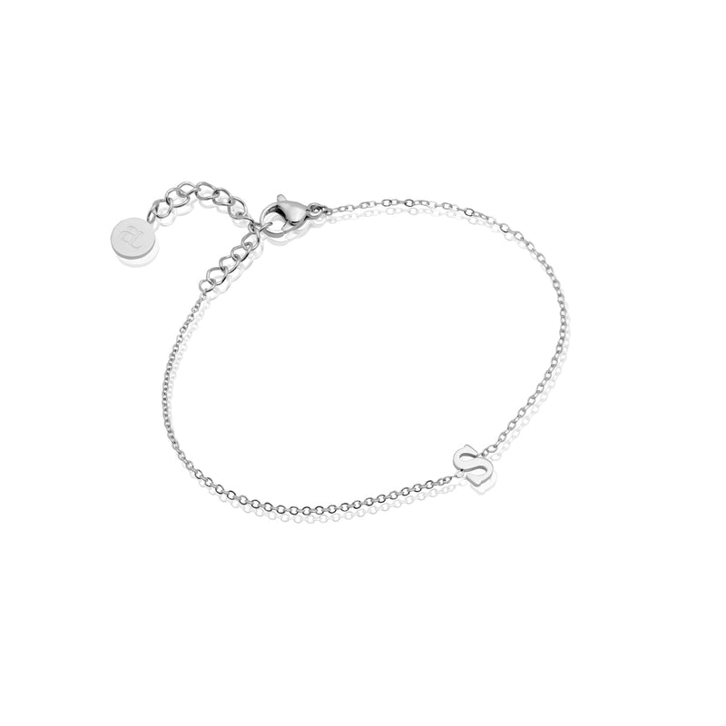 Mini Initial Bracelet (Silver) - Worth £49