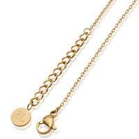 Lowercase Initial Fine Chain Necklace (Gold)