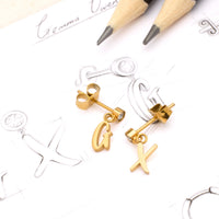 Gemma Owen GXO Initial Stud Earrings (Gold)