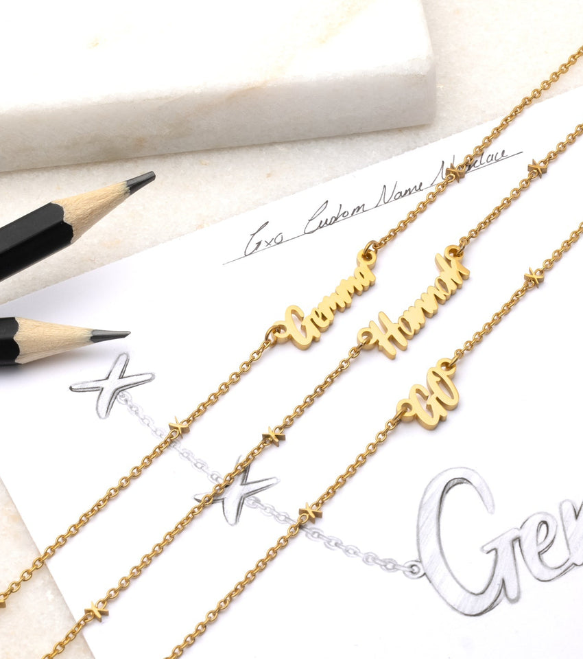Gemma Owen GXO Name Necklace (Gold)