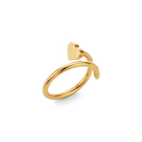 Heart Nail Ring (Gold)