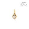 Stacey's Stories Mini Heart Birthstone Pendant (Gold)