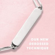 Custom Stamped Bangle (Silver)