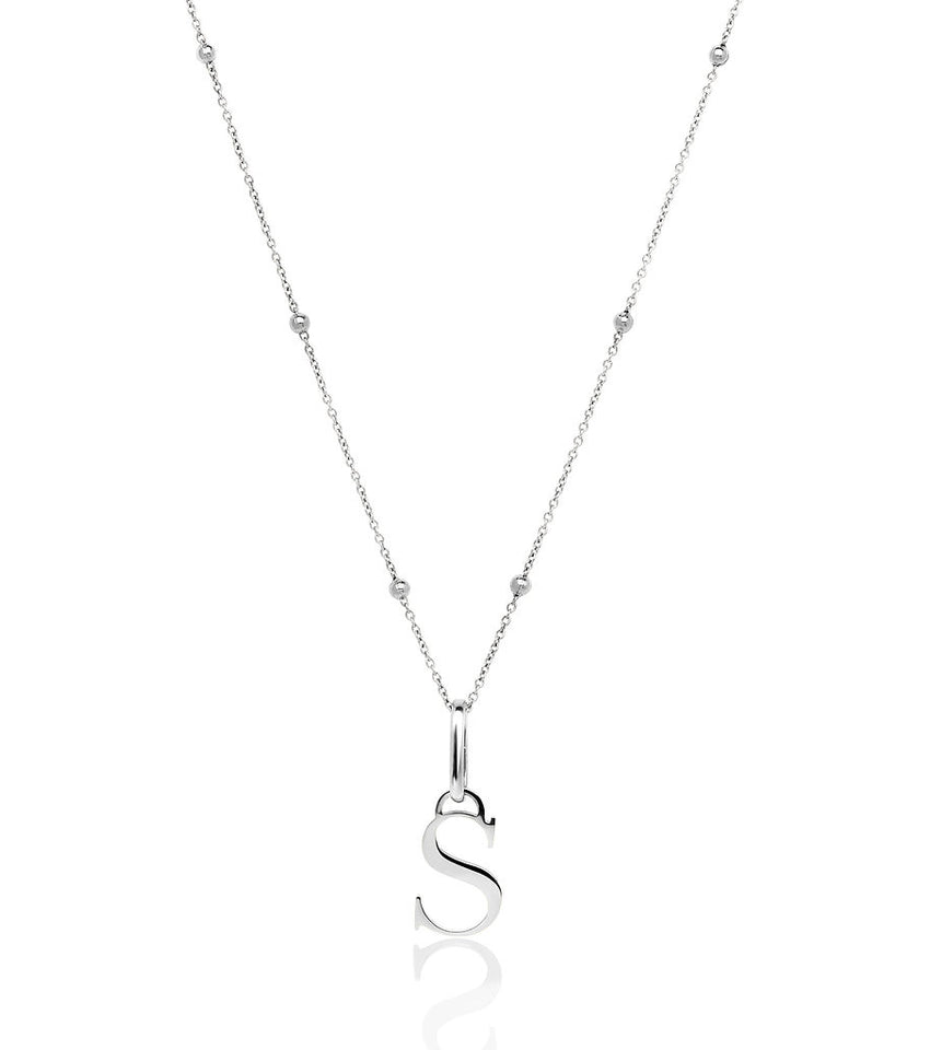 Initial Necklace (Silver)