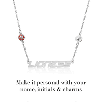 Lioness Name Necklace (Silver)