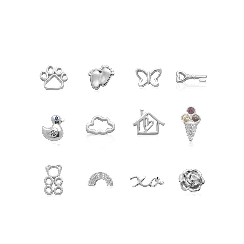 Made Mine Charms - Stories Charms (Silver)