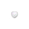 Pearl Heart Charms (Silver) - Clover