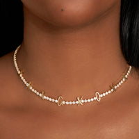 Gemma Owen GXO Custom Tennis Necklace (Gold)