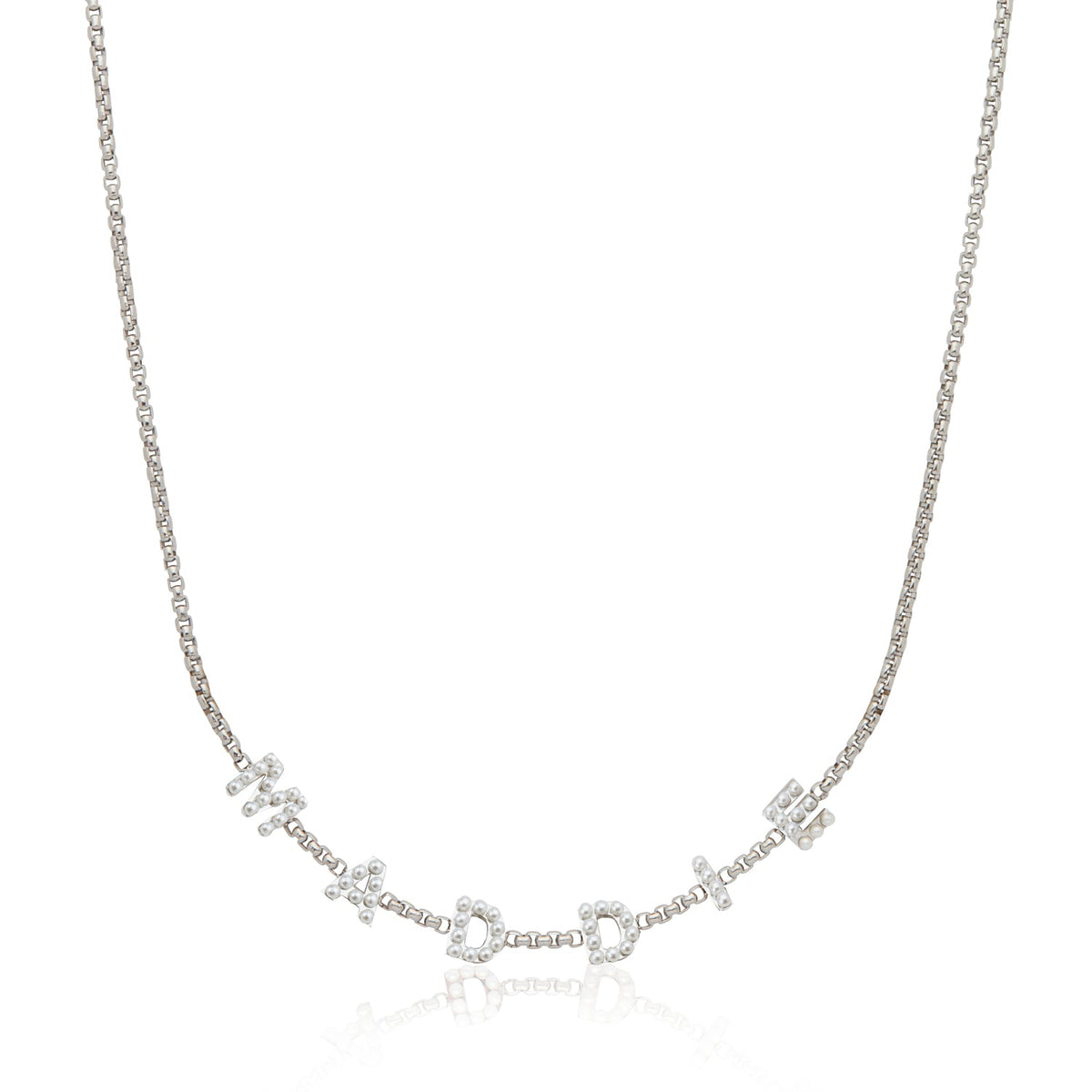 Pearl Custom Name Necklace