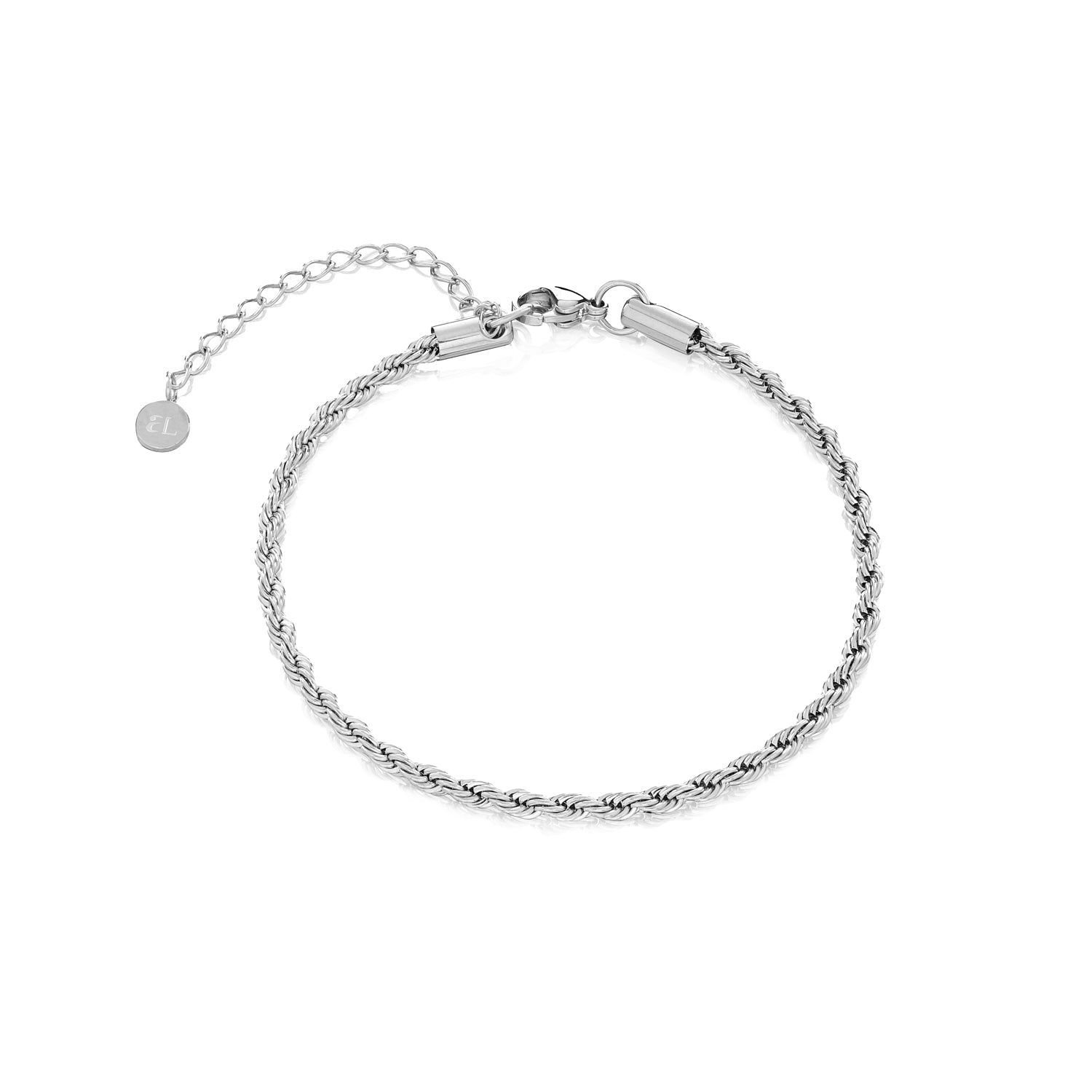 Small Rope Chain Small Rope Chain Bracelet (Silver) – Abbott Lyon