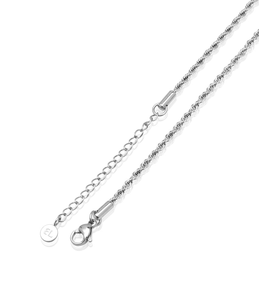 Small Rope Chain Small Rope Chain Bracelet (Silver) – Abbott Lyon