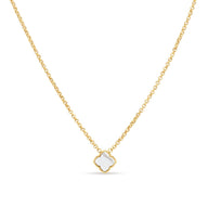 Pearl Clover Necklace (Gold)