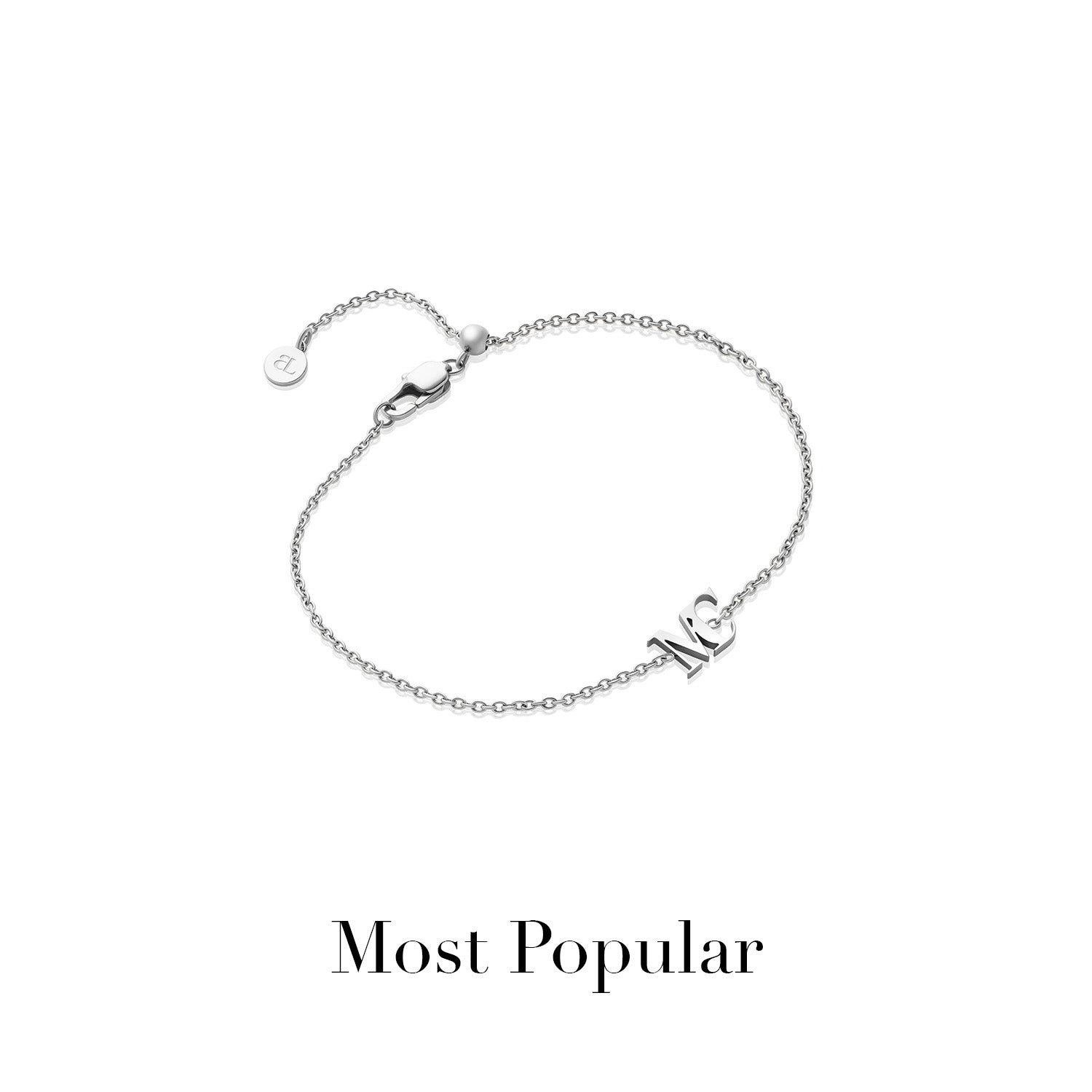 Mini Double Initial Bracelet