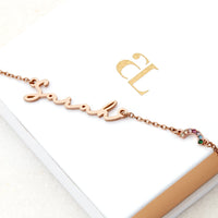 Signature Name Bracelet (Rose Gold)