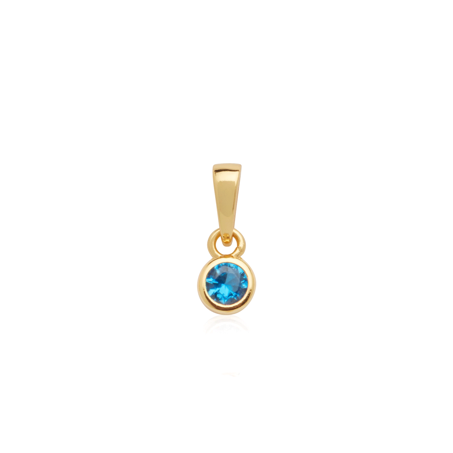 Stacey's Stories Initial & Birthstone Necklace (Gold)