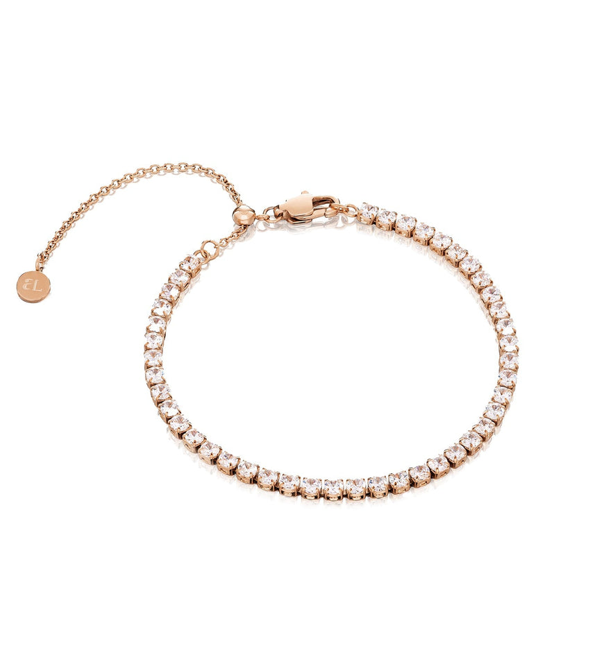 Tennis Bracelet (Rose Gold)