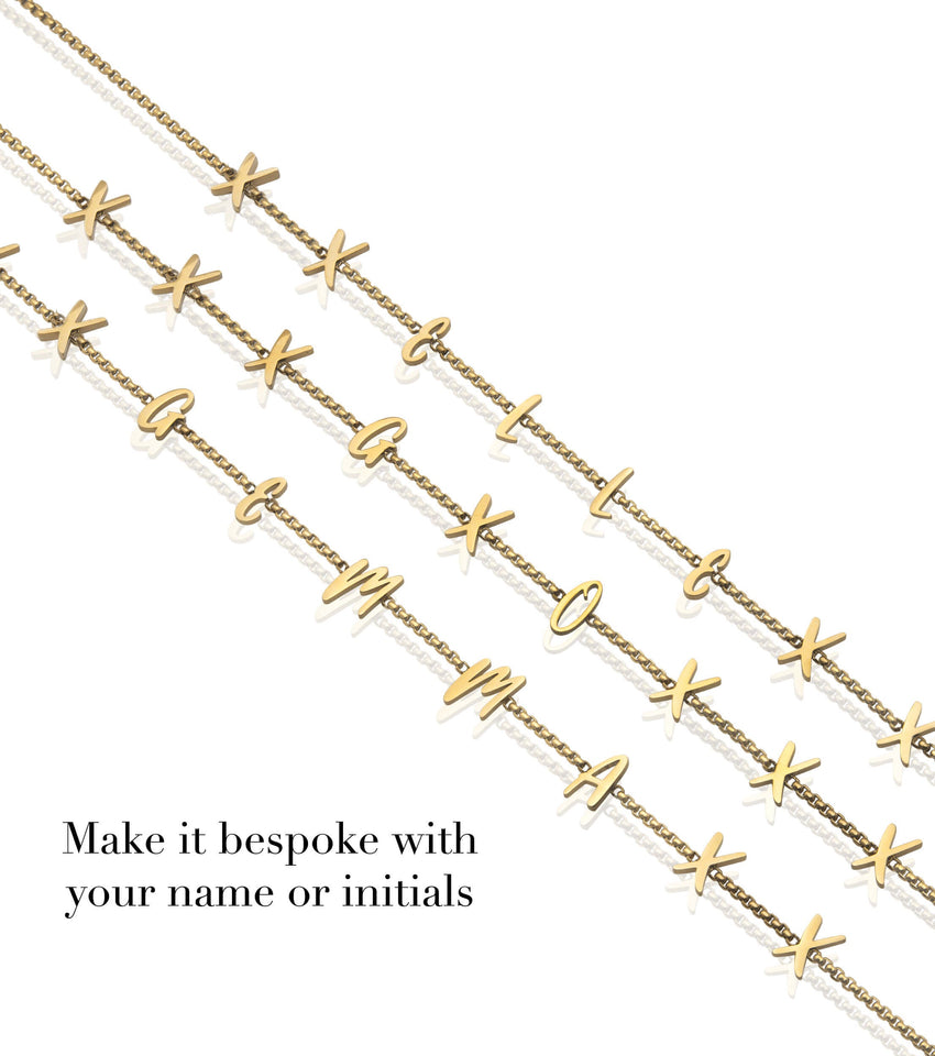 Gemma Owen GXO Custom Box Chain Necklace (Gold)