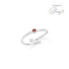 Stacey's Stories Birthstone Ring (Silver)