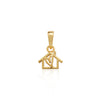 Stacey's Stories Doodle House Charm (Gold)