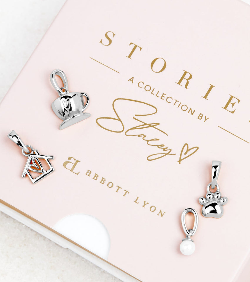 Stacey's Stories Doodle House Charm (Silver)