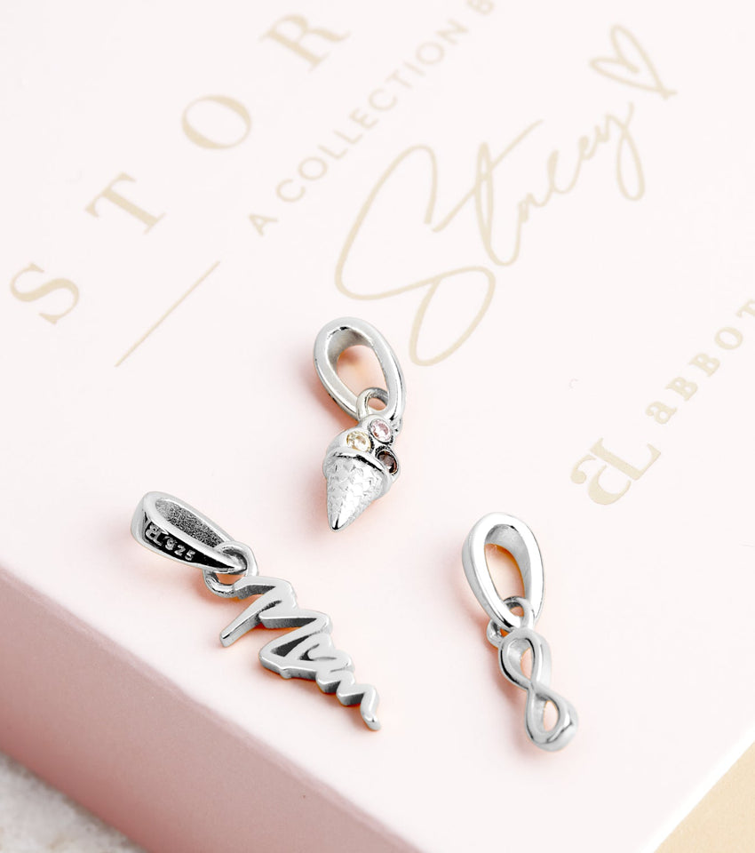 Stacey's Stories Ice Cream Charm (Silver)