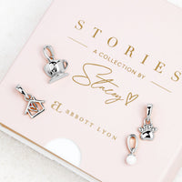 Stacey's Stories Tea Cup Charm (Silver)