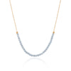 Birthstone Beaded Necklace (Gold)