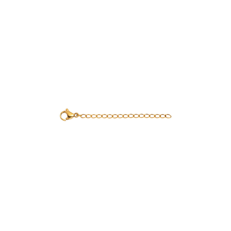 Gold & Silver Plated Chain Extender - Adjustable 1 To 24 Inches - Lobster Clasp - Nickel Free