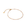 Colourful Sphere Chain Anklet (Gold)