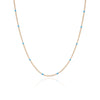 Colourful Sphere Chain Necklace (Gold)