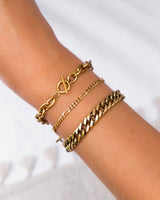 Curb Chain Bracelet (Gold)