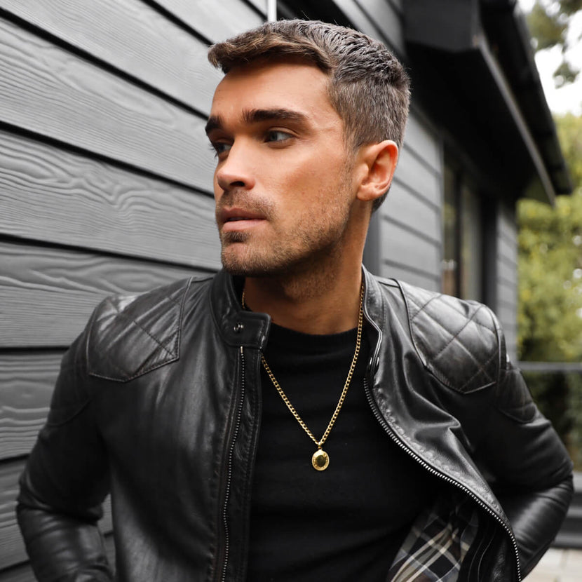 Curb Chain Necklace 20 in (Brass)