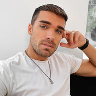 Curb Chain Necklace 20 in (Gun Silver)